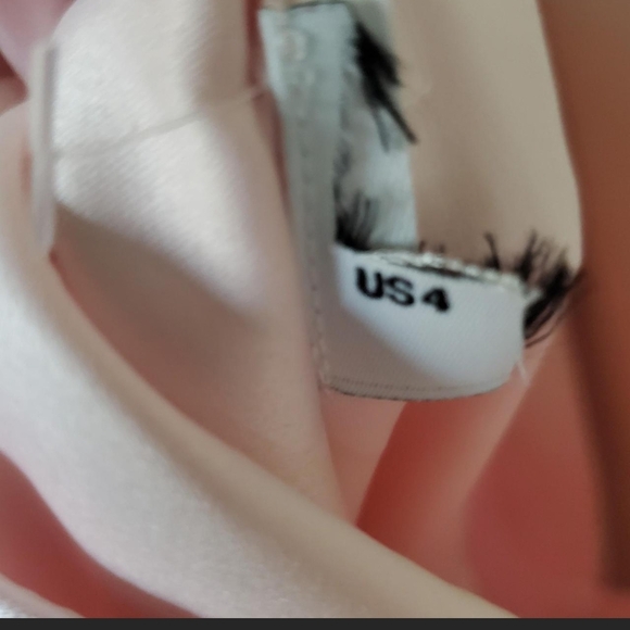 Princess Polly Pink Mini Dress with Satin Finish and Wrap Bodice - Picture 8 of 9